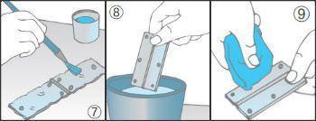 Colorazione con pittura per metalli